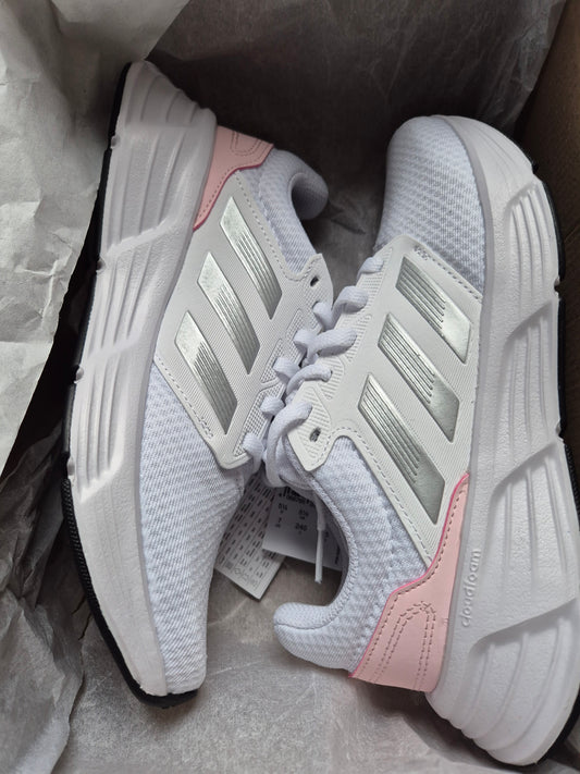 Adidas Galaxy 6 - Blanc & Rose (Confort Cloudfoam)
