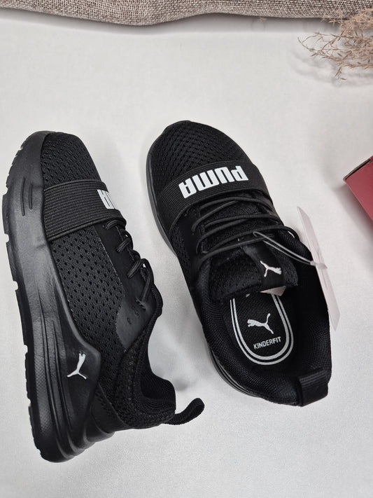 Sneakers Puma Wired Run - Noir (Sans Lacets à Nouer)