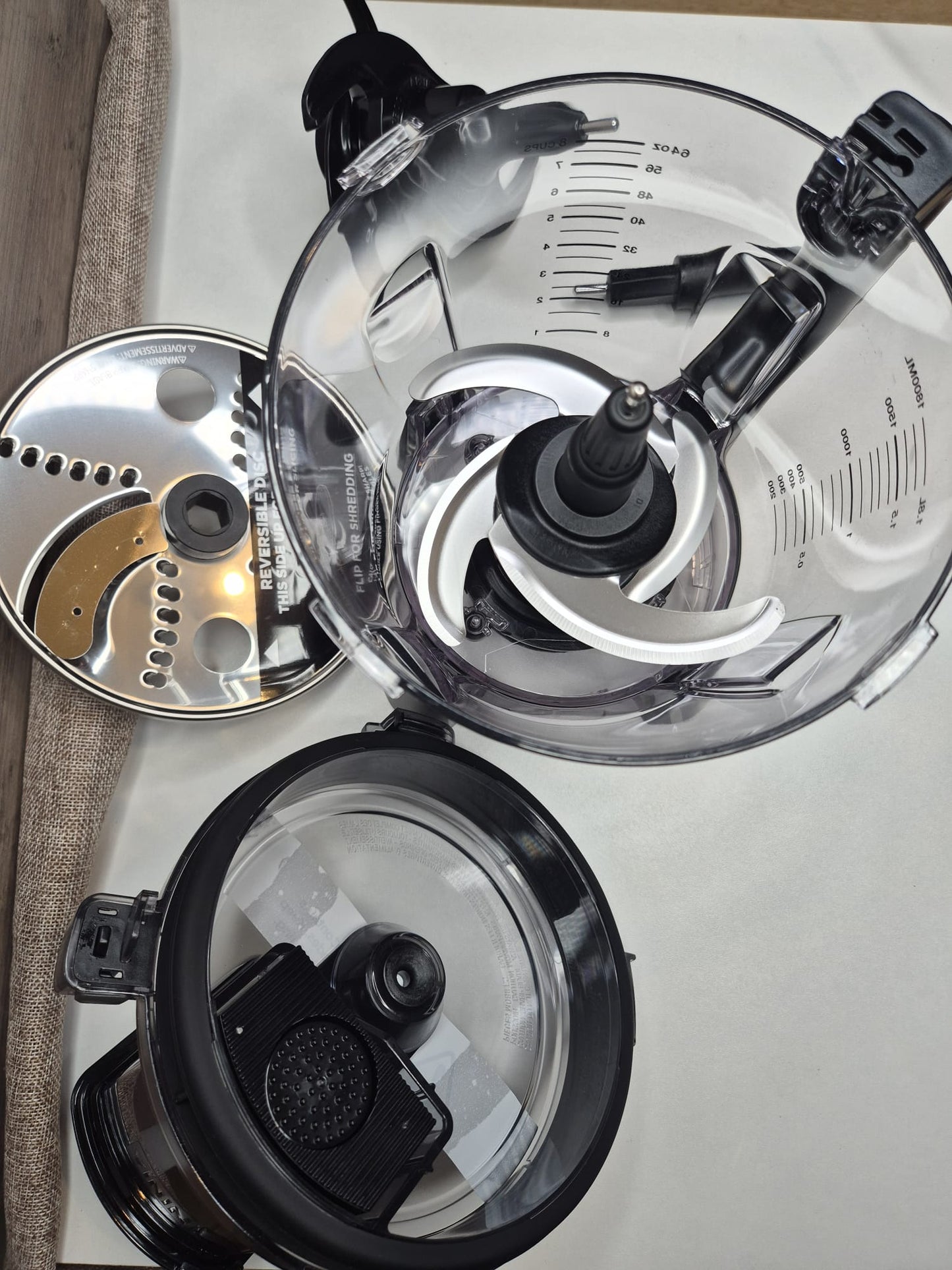 Robot de Cuisine Ninja 3-en-1 (1200W) - Mixeur, Blender & Hachoir avec Auto-IQ